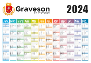 Calendrier des manifestations JUILLET- DÉCEMBRE 2024