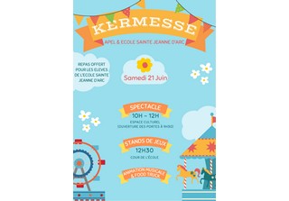Kermesse de l'École Jeanne d'Arc Samedi 21 juin 2025