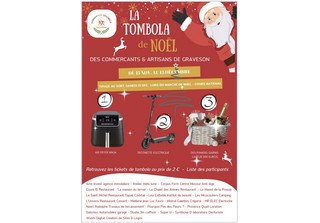 Tombola de Noël des Commerçants & Artisans de Graveson !